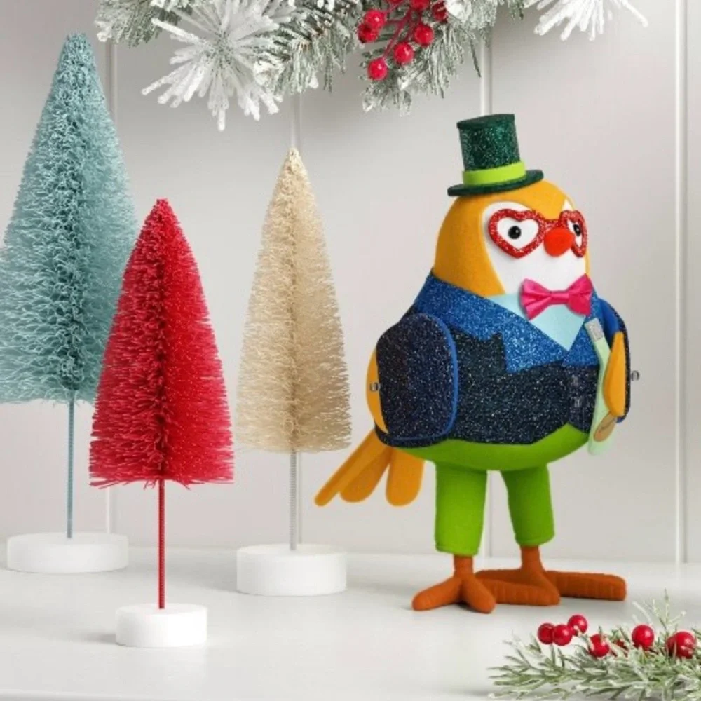 NWT Target Featherly Friends Wondershop Ballyhoo Champagne New Years Eve Bird